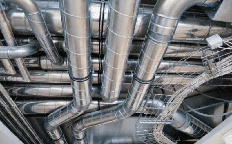 HVAC ductwork installation in Jeddah